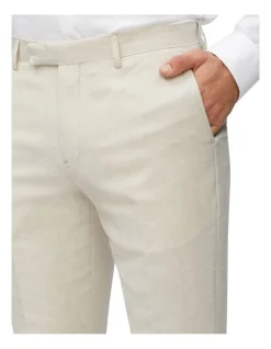 Van Heusen Linen Blend Slim Pant White -Cambridge Clothing shop 848413900 4 720x928