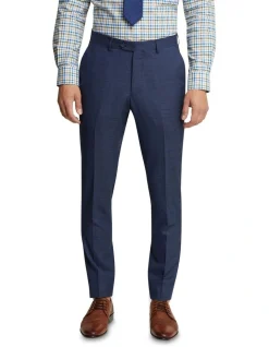 Oxford Byron Wool Suit Trousers Blue