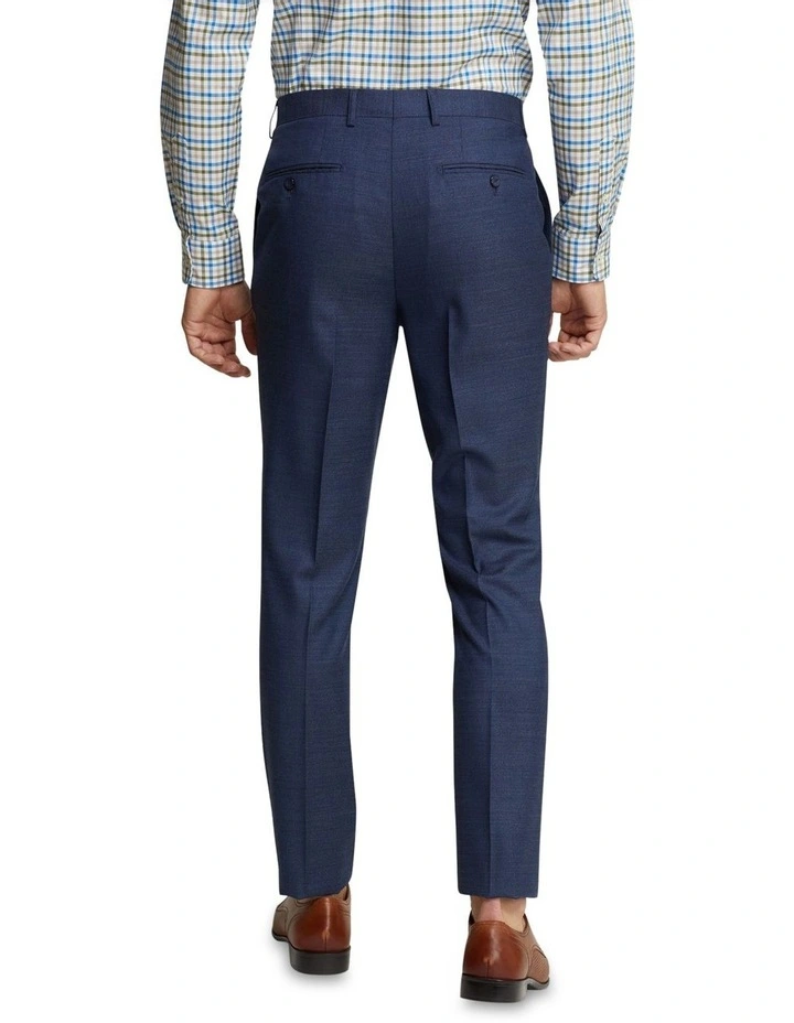 Oxford Byron Wool Suit Trousers Blue 5 Oxford Byron Wool Suit Trousers Blue - Image 3