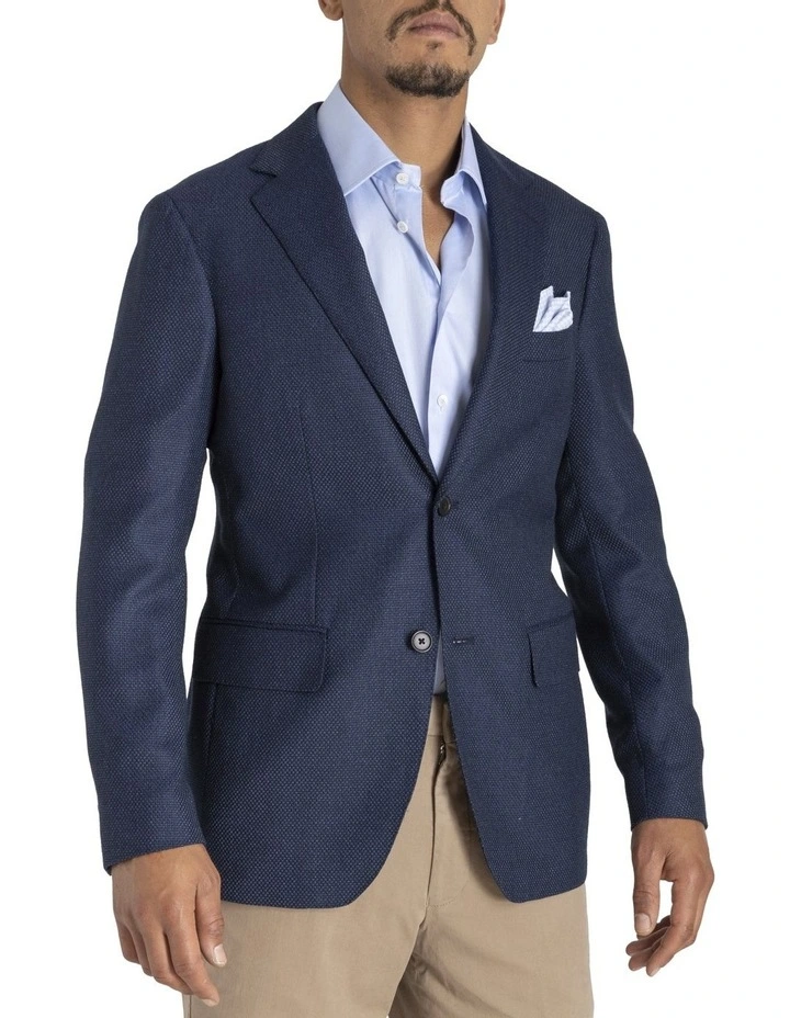 Henry Sartorial Timeless Jacket Short Blue/Black 3 Henry Sartorial Timeless Jacket Short Blue/Black