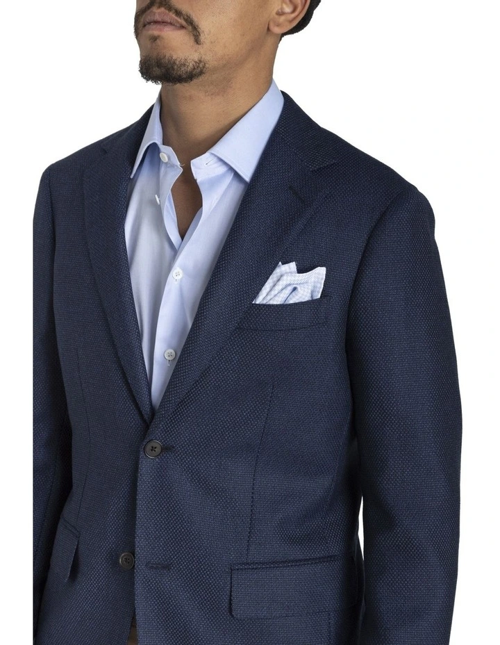 Henry Sartorial Timeless Jacket Short Blue/Black 5 Henry Sartorial Timeless Jacket Short Blue/Black - Image 3