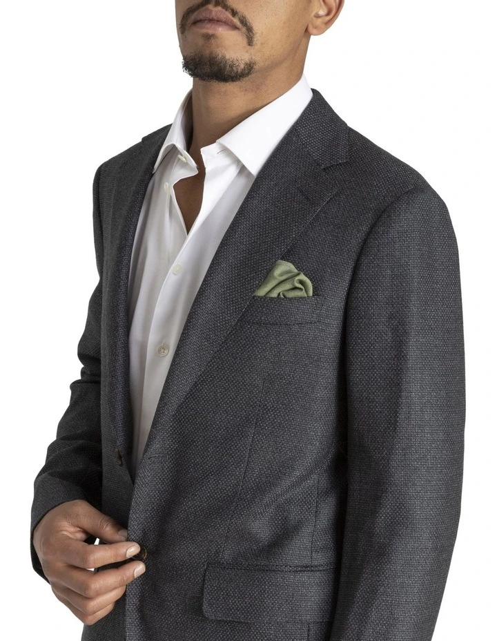 Henry Sartorial Timeless Jacket Short Charcoal 7 Henry Sartorial Timeless Jacket Short Charcoal - Image 5