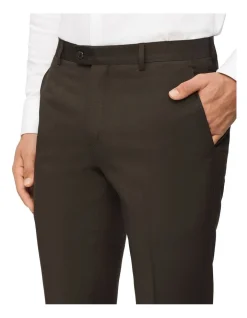 Calvin Klein Super Slim Twill Suit Pant In Espresso -Cambridge Clothing shop 886749670 3 720x928