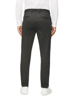 Calvin Klein Super Slim Gingham Check Pant Charcoal -Cambridge Clothing shop 886749850 2 720x928