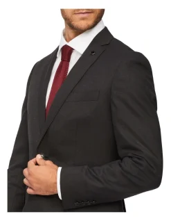 Van Heusen Black Label Tailored Pure Wool Dobby Suit Jacket Charcoal 9 Van Heusen Black Label Tailored Pure Wool Dobby Suit Jacket Charcoal -Cambridge Clothing shop 887756680 4 720x928