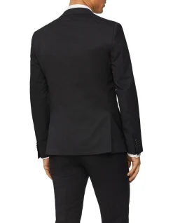 Calvin Klein Super Slim Twill Suit Jacket Charcoal -Cambridge Clothing shop 888699790 3 720x928