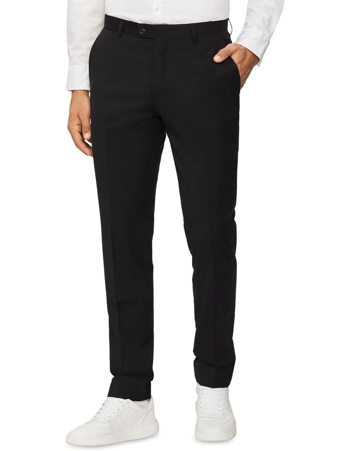 Calvin Klein Super Slim Twill Suit Trouser Black 3 Calvin Klein Super Slim Twill Suit Trouser Black