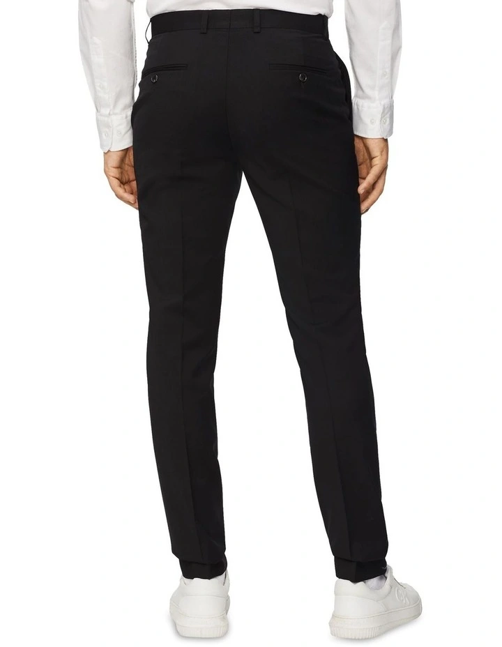 Calvin Klein Super Slim Twill Suit Trouser Black 4 Calvin Klein Super Slim Twill Suit Trouser Black - Image 2