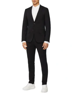 Calvin Klein Super Slim Twill Suit Trouser Black 9 Calvin Klein Super Slim Twill Suit Trouser Black -Cambridge Clothing shop 888699970 4 720x928