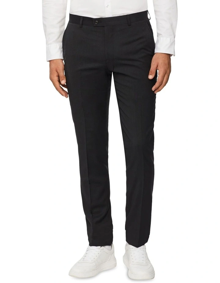 Calvin Klein Super Slim Twill Suit Trouser Charcoal 3 Calvin Klein Super Slim Twill Suit Trouser Charcoal