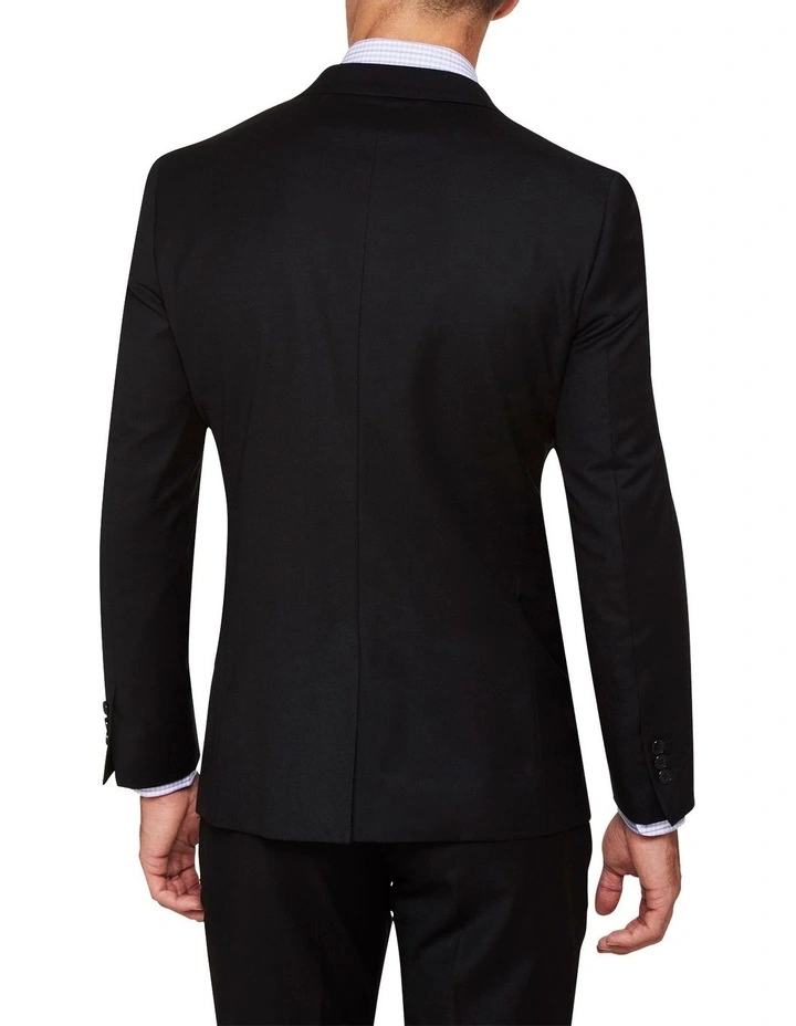 Oxford Hopkins Wool Suit Jacket Black 5 Oxford Hopkins Wool Suit Jacket Black - Image 3
