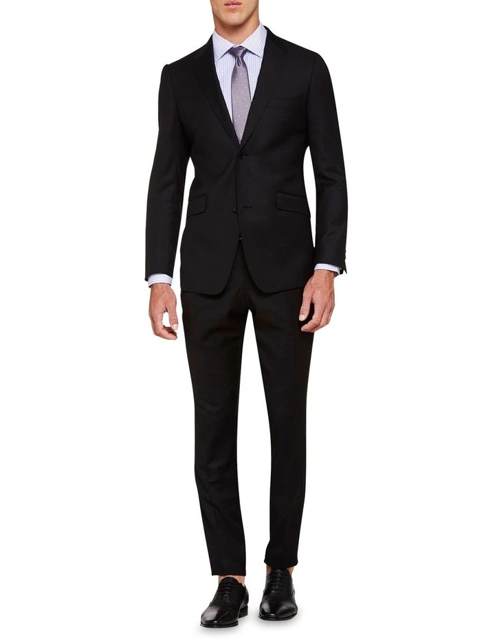 Oxford Hopkins Wool Suit Jacket Black 7 Oxford Hopkins Wool Suit Jacket Black - Image 5