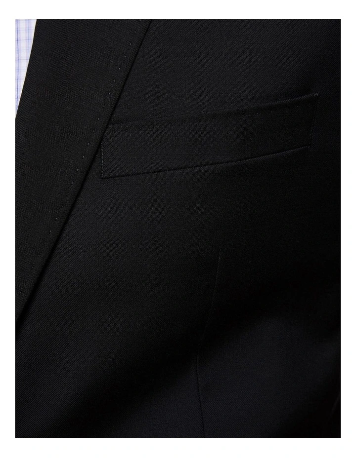 Oxford Hopkins Wool Suit Jacket Black 8 Oxford Hopkins Wool Suit Jacket Black - Image 6