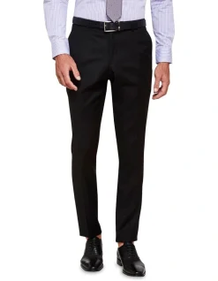 Oxford Hopkins Wool Trousers Black