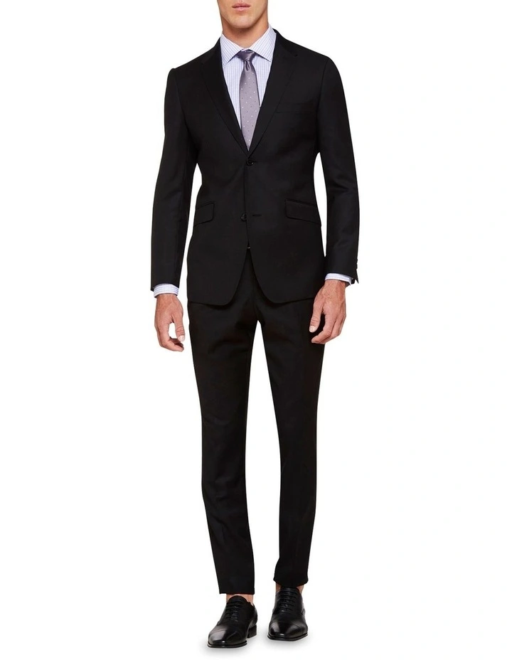 Oxford Hopkins Wool Trousers Black 8 Oxford Hopkins Wool Trousers Black - Image 6