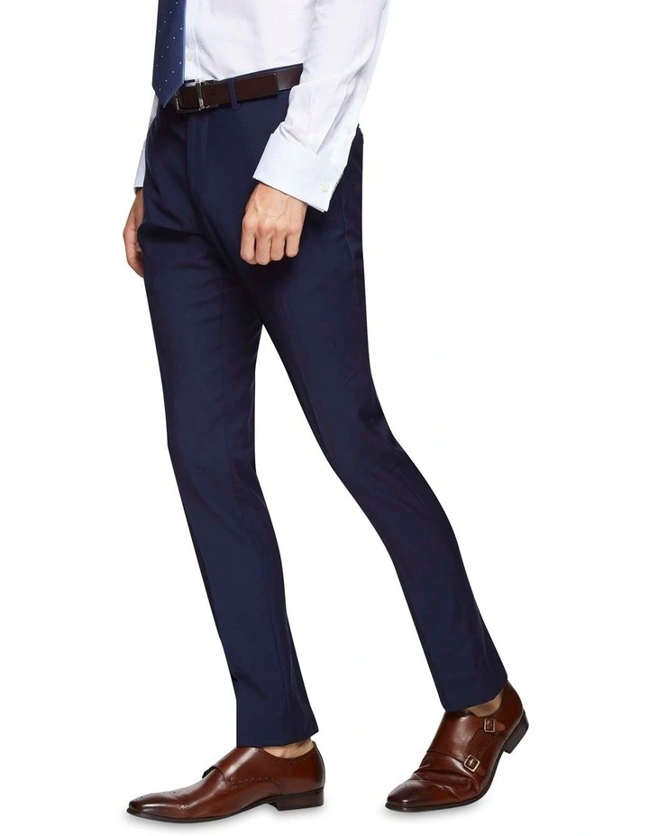 Oxford Travel Auden Wool Suit Trousers Navy 4 Oxford Travel Auden Wool Suit Trousers Navy - Image 2