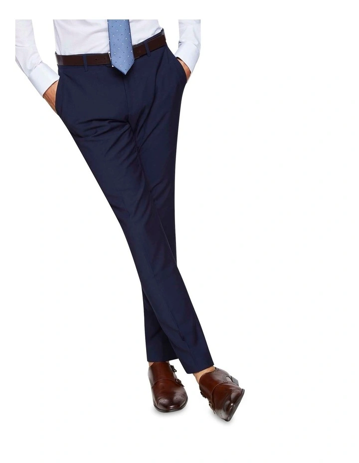 Oxford Travel Auden Wool Suit Trousers Navy 6 Oxford Travel Auden Wool Suit Trousers Navy - Image 4