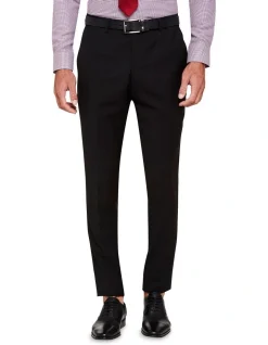 Oxford Travel Auden Wool Suit Trousers Black