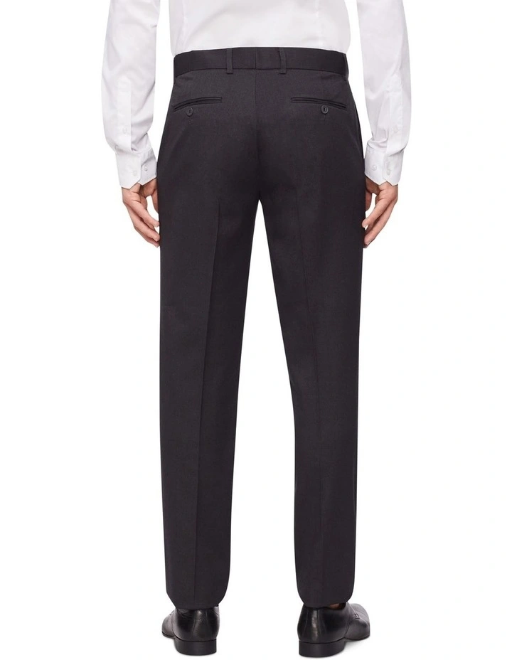 Van Heusen Pleat Front Tailored Trouser Charcoal 4 Van Heusen Pleat Front Tailored Trouser Charcoal - Image 2