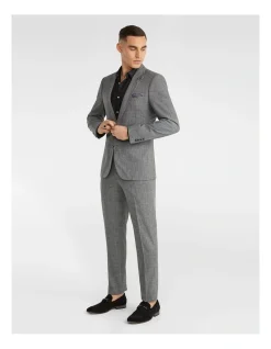Yd. Charlie Textured Slim Suit Jacket In Charcoal -Cambridge Clothing shop 898736230 4 1 720x928