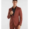 Yd. Lukey Skinny Stretch Suit Jacket Rust -Cambridge Clothing shop 898736680 1 720x928