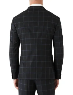 Gibson Slim Stretch Fit Accelerator Check Performance Jacket Black 8 Gibson Slim Stretch Fit Accelerator Check Performance Jacket Black -Cambridge Clothing shop 901561600 2 720x928