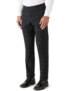 Gibson Slim Stretch Fit Caper Check Performance Trouser Black 9 Gibson Slim Stretch Fit Caper Check Performance Trouser Black -Cambridge Clothing shop 901561690 3 720x928