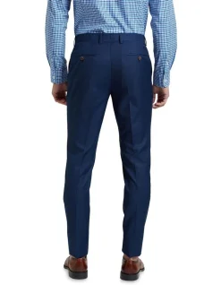 Oxford Auden Wool Rich Suit Trousers In Blue -Cambridge Clothing shop 905315860 3 720x928