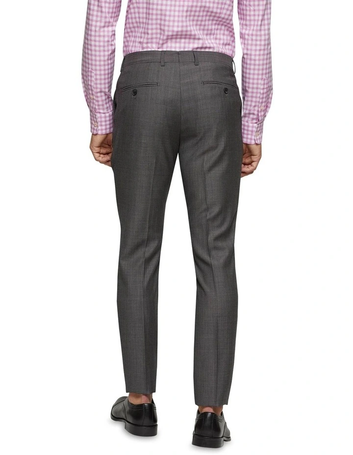 Oxford Auden Wool Suit Trousers Grey 5 Oxford Auden Wool Suit Trousers Grey - Image 3