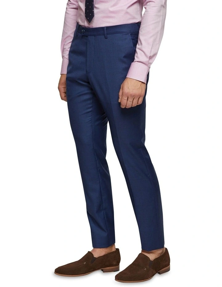 Oxford Hopkins Wool Suit Trousers Navy 4 Oxford Hopkins Wool Suit Trousers Navy - Image 2
