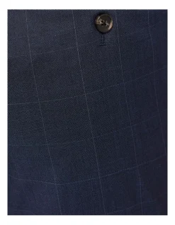 Oxford Auden Wool Stretch Checked Suit Trousers Blue 13 Oxford Auden Wool Stretch Checked Suit Trousers Blue -Cambridge Clothing shop 905642380 6 720x928