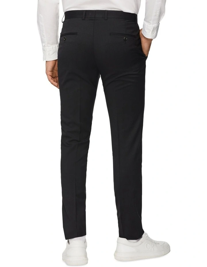 Calvin Klein Slim Twill Suit Pant Charcoal 4 Calvin Klein Slim Twill Suit Pant Charcoal - Image 2