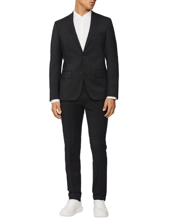 Calvin Klein Slim Twill Suit Pant Charcoal 6 Calvin Klein Slim Twill Suit Pant Charcoal - Image 4