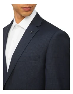 Calvin Klein X-Slim Puppytooth Suit Jacket In Navy -Cambridge Clothing shop 926626330 4 720x928