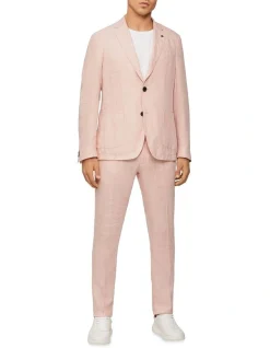 Calvin Klein X-Slim Plain Linen Suit Pant In Pink 10 Calvin Klein X-Slim Plain Linen Suit Pant In Pink -Cambridge Clothing shop 926776810 4 2 720x928