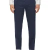 Calvin Klein Slim Linen Blend Stretch Stripe Suit Pant In Navy -Cambridge Clothing shop 926776900 1 720x928