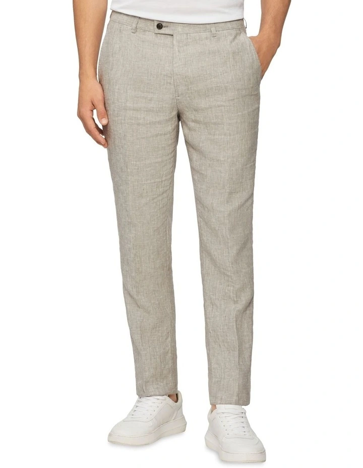 Calvin Klein X-Slim Linen Blend Stretch Suit Pant In Light Grey 2 Calvin Klein X-Slim Linen Blend Stretch Suit Pant In Light Grey