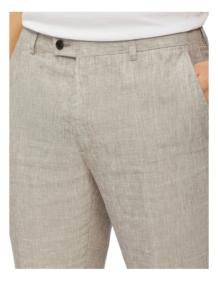 Calvin Klein X-Slim Linen Blend Stretch Suit Pant In Light Grey 4 Calvin Klein X-Slim Linen Blend Stretch Suit Pant In Light Grey - Image 3