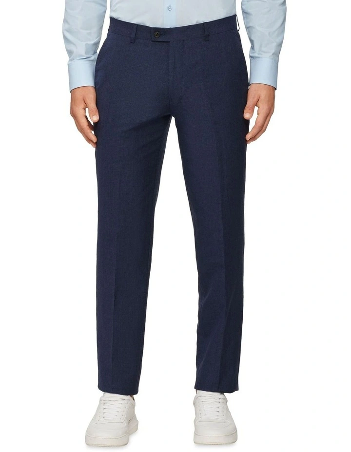 Calvin Klein Slim Puppytooth Suit Pant In Navy 3 Calvin Klein Slim Puppytooth Suit Pant In Navy