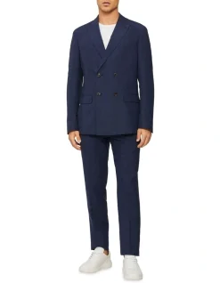 Calvin Klein Slim Puppytooth Suit Pant In Navy 11 Calvin Klein Slim Puppytooth Suit Pant In Navy -Cambridge Clothing shop 926777080 5 720x928
