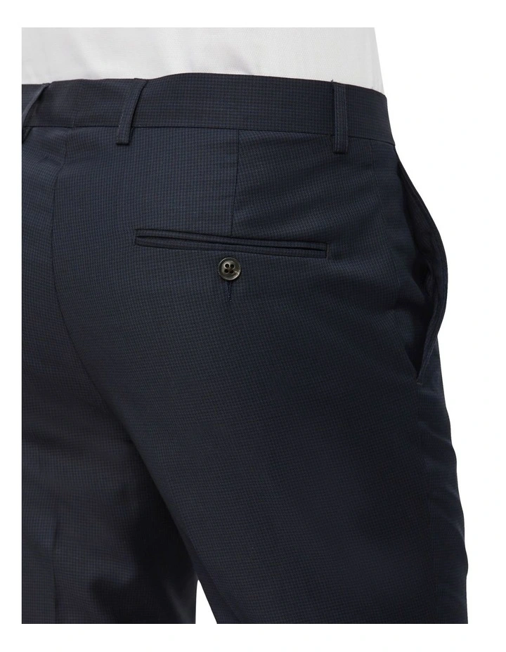 Calvin Klein X-Slim Puppytooth Suit Pant In Navy 5 Calvin Klein X-Slim Puppytooth Suit Pant In Navy - Image 3
