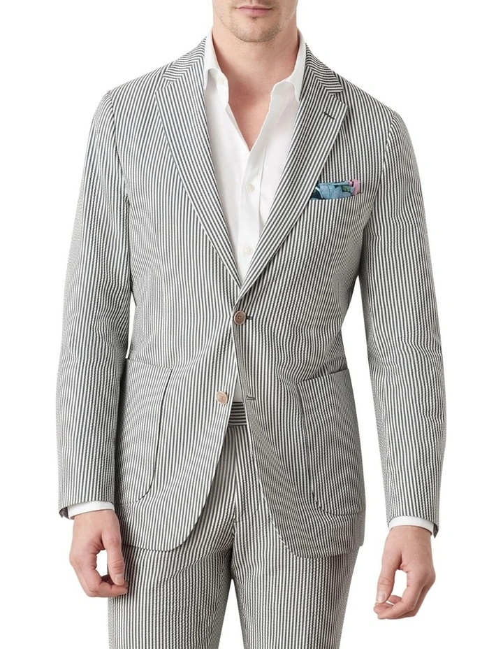 MJ Bale Gatsby Seersucker Jacket In Green 3 MJ Bale Gatsby Seersucker Jacket In Green