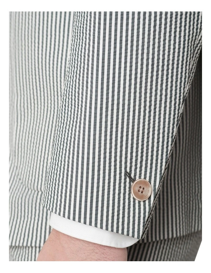 MJ Bale Gatsby Seersucker Jacket In Green 7 MJ Bale Gatsby Seersucker Jacket In Green - Image 5