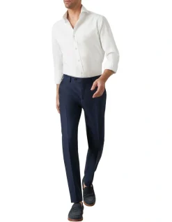 MJ Bale Healesville Trouser Natural Stretch In Blue Brown