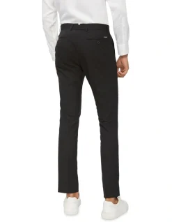 Calvin Klein X-Slim Square Weave Trouser In Black -Cambridge Clothing shop 928901080 2 720x928