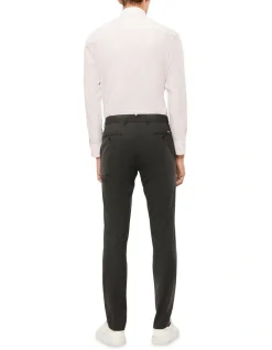 Calvin Klein X-Slim Square Weave Trouser In Charcoal 8 Calvin Klein X-Slim Square Weave Trouser In Charcoal -Cambridge Clothing shop 928901170 3 720x928