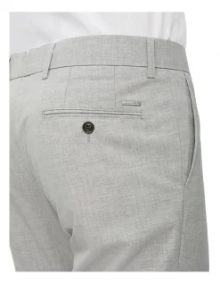 Calvin Klein X-Slim Square Weave Trouser In Light Grey -Cambridge Clothing shop 928901350 3 720x928
