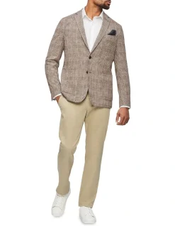 Van Heusen Black Label Check Blazer In Chocolate 11 Van Heusen Black Label Check Blazer In Chocolate -Cambridge Clothing shop 929034640 5 720x928