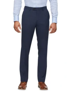 Van Heusen Tailored Prince Of Wales Check Pant In Blue