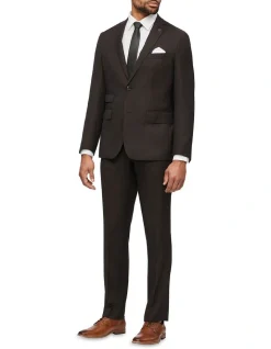 Van Heusen Black Label Tailored Textured Suit Pant In Chocolate 9 Van Heusen Black Label Tailored Textured Suit Pant In Chocolate -Cambridge Clothing shop 930295270 4 720x928